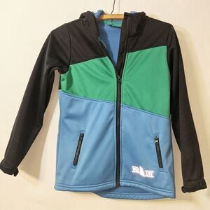Crivit Boys Blue & Green Jacket 8-10 Years